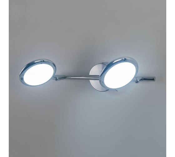Поворотный спот с выключателем Citilux Бильбо LED Хром CL553520