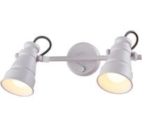 Поворотный спот с выключателем Citilux Бейкер белый CL541520