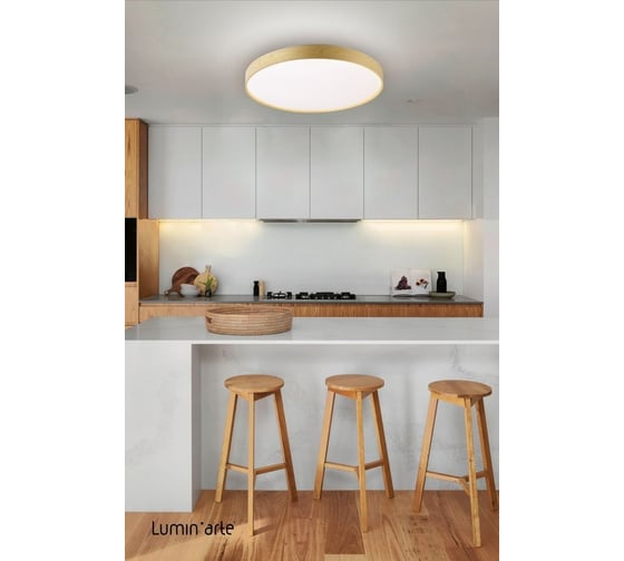 Светодиодный светильник Lumin'arte 60Вт, с пультом дист. управления STARWOOD-WH CLL46