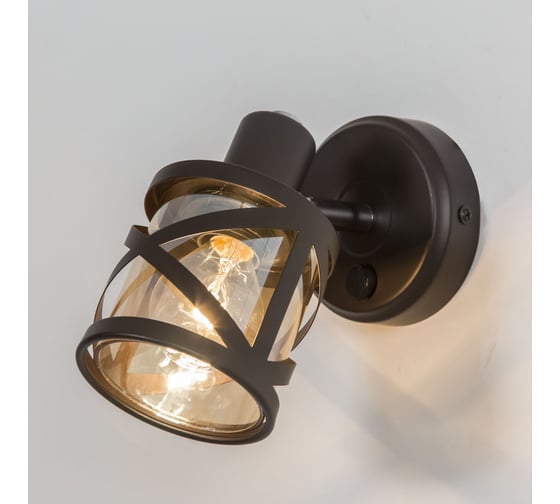 Поворотный спот с выключателем Citilux Гессен венге CL536615