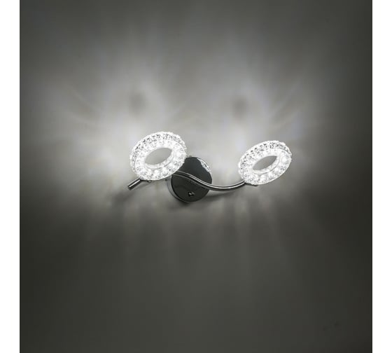 Поворотный спот с выключателем Citilux Кристалино LED Хром CL559521