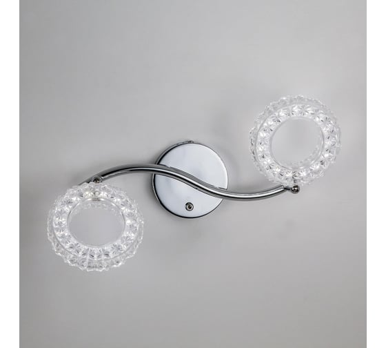 Поворотный спот с выключателем Citilux Кристалино LED Хром CL559521