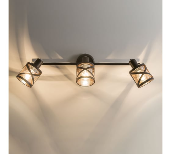 Поворотный спот с выключателем Citilux Гессен венге CL536635