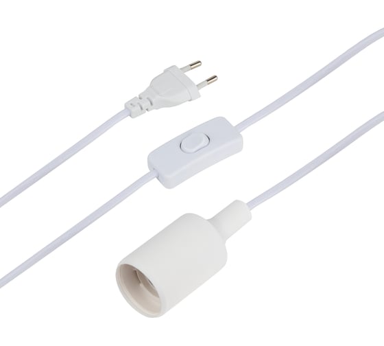 Светильник для растений ЭРА FITOHolder E27 с проводом и выключателем для фитоламп с цоколем Е27 Б0057286