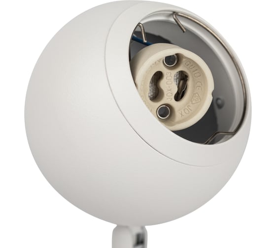 Настенно-потолочный спот ЭРА OL36 WH MR16 GU10 IP20 белый Б0056369