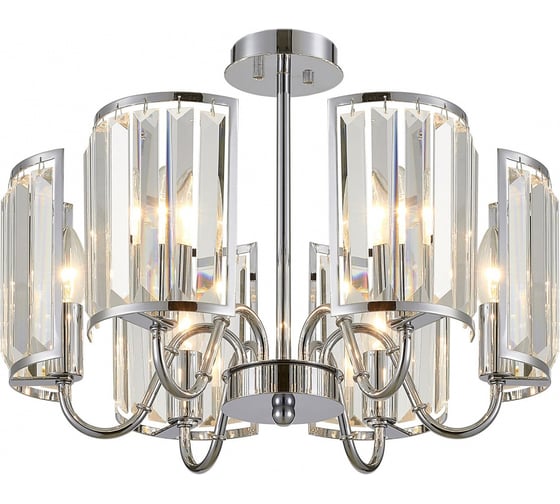 Хрустальная подвесная люстра Citilux Грета Хром CL333161