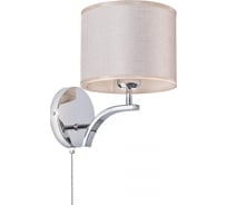 Бра Citilux Эвора Рондо с бежевым абажуром и выключателем CL460311