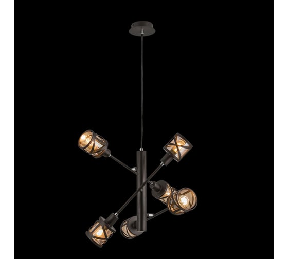 Подвесная поворотная люстра Citilux Гессен Венге CL536165