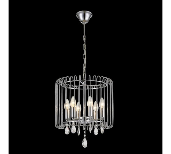 Подвесная люстра Citilux Джина Хром CL462161