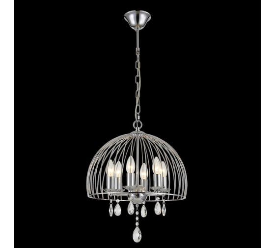 Подвесная люстра Citilux Джина Хром CL462261