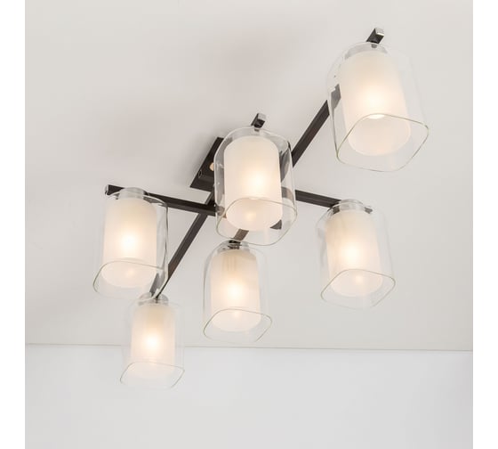 Потолочная люстра Citilux Диез Чёрная CL111161