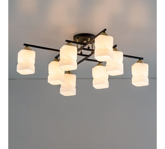Потолочная люстра Citilux Джером Чёрная CL129285