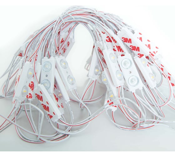 Светодиодный модуль ELF SOL+, 2smd диод 2835, белый (упаковка 100 шт) ELF-SOL+ 2 W (100)