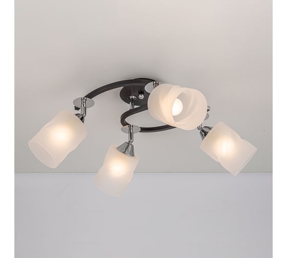 Люстра с поворотными плафонами Citilux Сиерра Чёрная CL119241