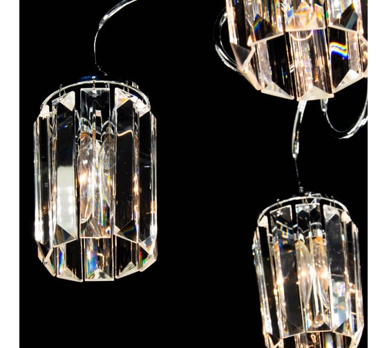 Хрустальная люстра Citilux Синди Хром CL330151
