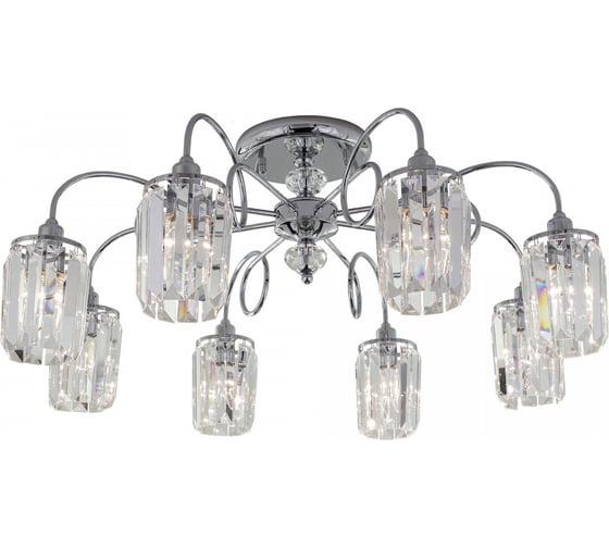 Хрустальная люстра Citilux Синди Хром CL330181 1