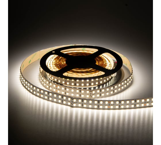 Светодиодная лента ELF 1400SMD диодов (2835), 24В, 5м, ГИПЕР, белый нейтральный 4000-4500К ELF-1400SMD2835NWnw-Hy24