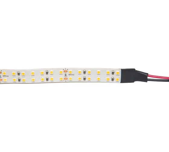 Светодиодная лента ELF 1400SMD диодов (2835), 24В, 5м, ГИПЕР, белый теплый 2800-3300К ELF-1400SMD2835NWww-Hy24