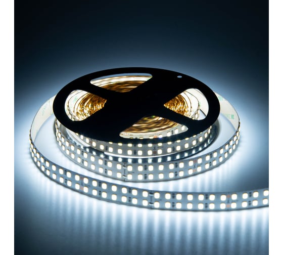 Светодиодная лента ELF 1400SMD диодов (2835), 24В, 5м, ГИПЕР, белый 6500-7000К ELF-1400SMD2835NWw-Hy24