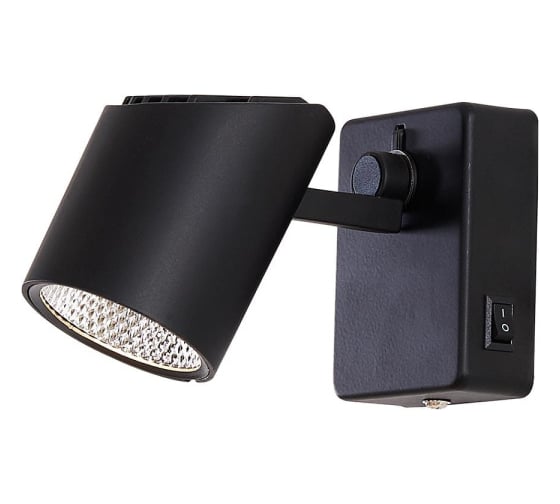 Спот с выключателем Citilux Дубль-2 LED Черный CL556612 1