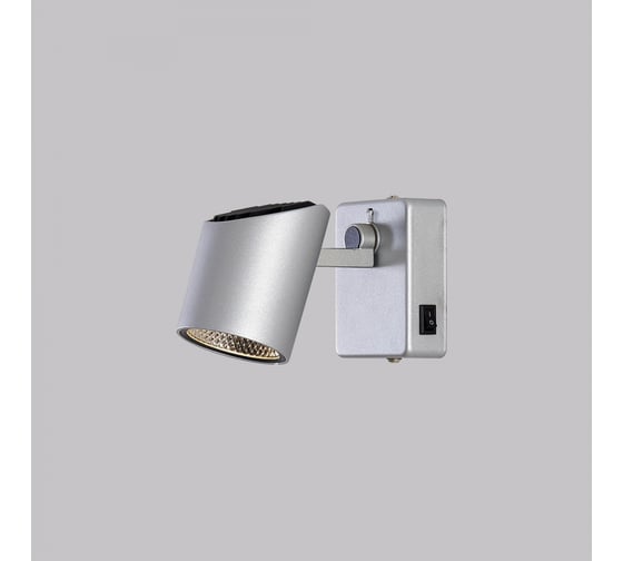 Спот с выключателем Citilux Дубль-2 LED Серебристый CL556611