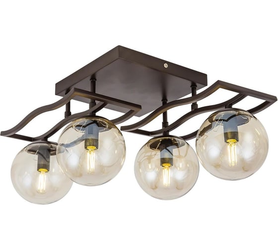 Потолочная люстра Citilux Бриз венге CL106245 1