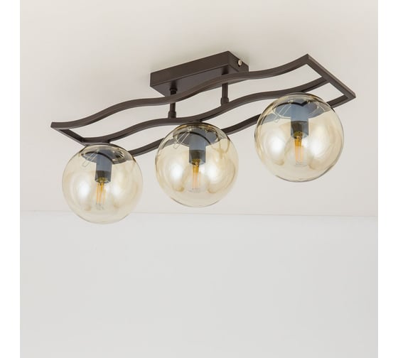 Потолочная люстра Citilux Бриз венге CL106235