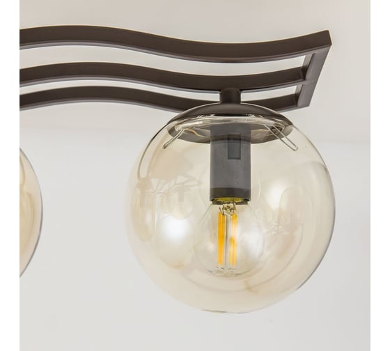 Потолочная люстра Citilux Бриз венге CL106235