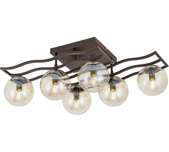 Потолочная люстра Citilux Бриз венге CL106265