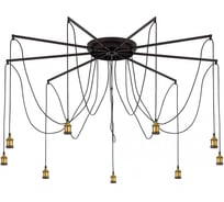 Люстра Citilux Эдисон паук венге бронза CL451291