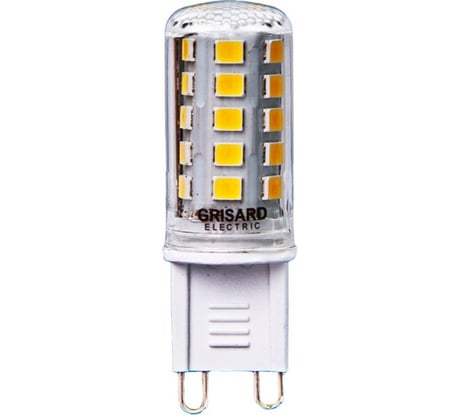 Лампа светодиодная G9 3Вт 4000K капсула Grisard Electric GRE-002-0107(1)