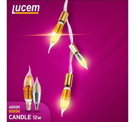 Светодиодная лампа Lucem LC-CNS 12W 4000K HLCD081203