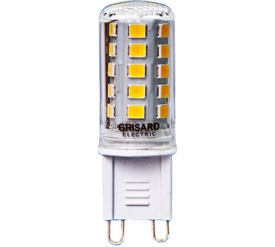 Светодиодная лампа Grisard Electric G9 3Вт 4000K капсула (3 штуки) GRE-002-0107(3) 1