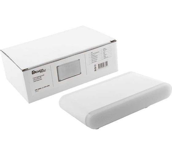 Настенный светильник DesignLed белый 12вт 3000к ip54 GW-6080L-12-WH-WW 1