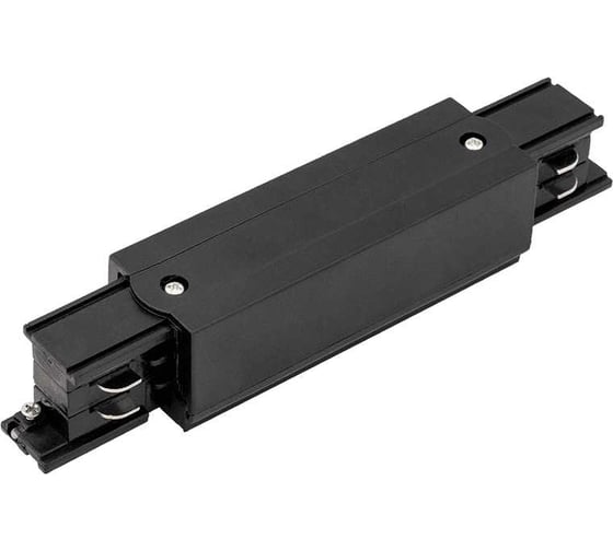 Коннектор для трековых систем DesignLed черный CN-3F-I-BL