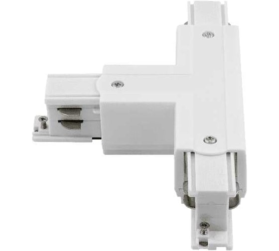 Коннектор для трековых систем DesignLed правый, белый CN-3F-T-R-WH