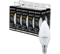 Светодиодная лампа Grisard Electric свеча С35 E14 11Вт 6500K (10 шт/уп) GRE-002-0111