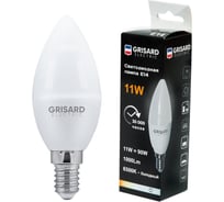 Светодиодная лампа Grisard Electric свеча С35 E14 11Вт 6500K GRE-002-0111(1)