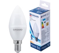 Светодиодная лампа Grisard Electric свеча С35 E14 9Вт 4000K (3 штуки) GRE-002-0049(3)