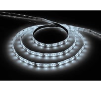 Cветодиодная LED лента, готовый комплект 5м, 60SMD(3528)/м, 4.8 Вт/м, IP20, 12V, холодный белый Feron LS603 27696