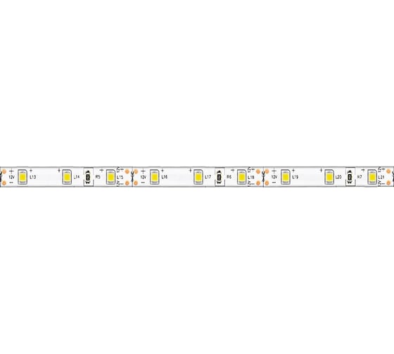 Cветодиодная LED лента FERON 60SMD(3528)/м, 4.8 Вт/м, 5м, IP65, 12V, зеленый LS604 27675