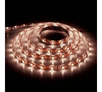 Cветодиодная LED лента FERON готовый комплект 3м, 60SMD(3528)/м, 4.8Вт/м, IP65, 12V, теплый белый LS604 27716