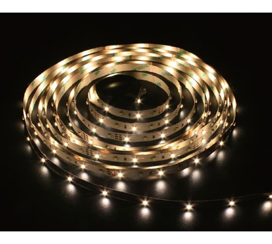 Cветодиодная LED лента FERON 120SMD(2835)/м, 9.6Вт/м, 5м, IP20, 12V, теплый белый LS612 27730
