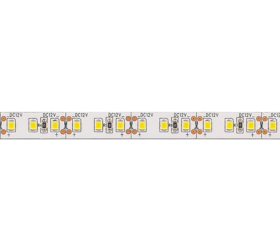 Cветодиодная LED лента FERON 120SMD(2835)/м, 9.6Вт/м, 5м, IP20, 12V, теплый белый LS612 27730
