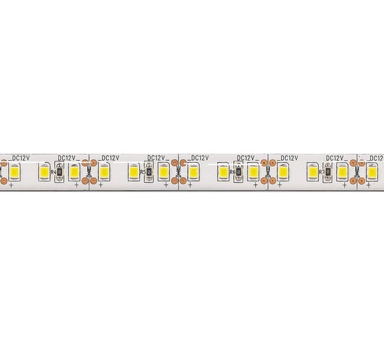 Cветодиодная LED лента 120SMD(3528)/м, 9.6Вт/м, 5м, IP65, 12V, теплый белый Feron LS613 27732