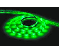 Cветодиодная LED лента FERON 30SMD(5050)/м, 7.2Вт/м, 5м, IP65, 12V, зеленый LS607 27690