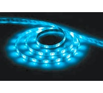 Cветодиодная LED лента FERON 30SMD(5050)/м, 7.2Вт/м, 5м, IP65, 12V, синий LS607 27693