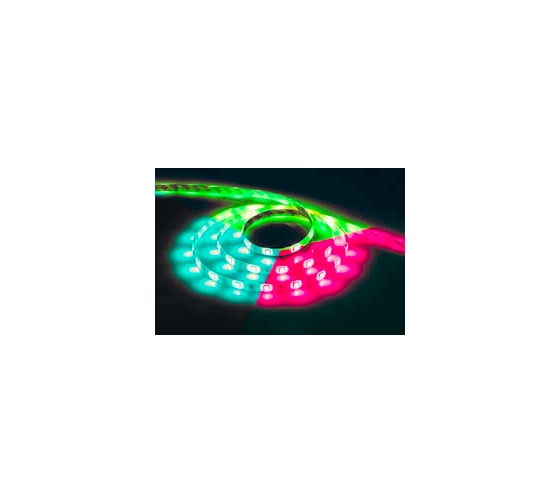 Cветодиодная LED лента FERON 30SMD(5050)/м, 7.2Вт/м, 5м, IP65, 12V, RGB LS607 27649