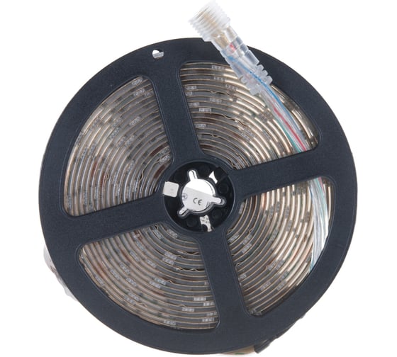 Cветодиодная LED лента FERON 30SMD(5050)/м, 7.2Вт/м, 5м, IP65, 12V, RGB LS607 27649