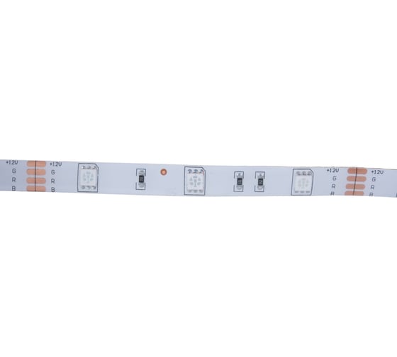 Cветодиодная LED лента FERON 30SMD(5050)/м, 7.2Вт/м, 5м, IP65, 12V, RGB LS607 27649